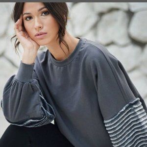 Young Fabulous & Broke: Faux Fur Sweatshirt